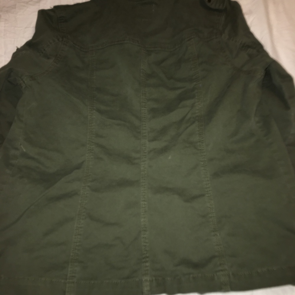 Olive green women’s size large jacket